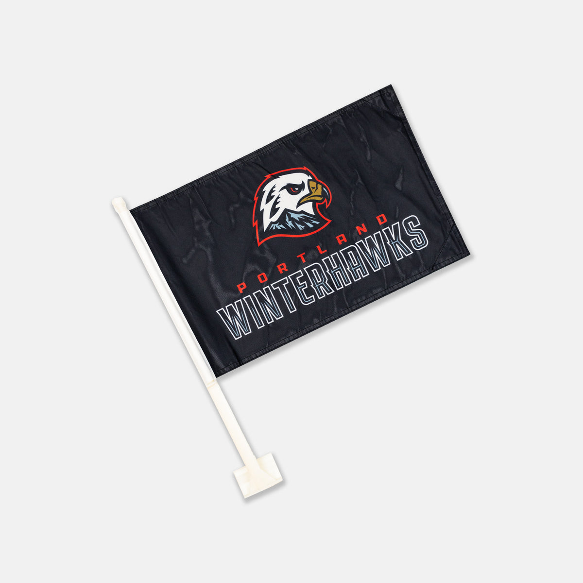 Winterhawks Car Flag