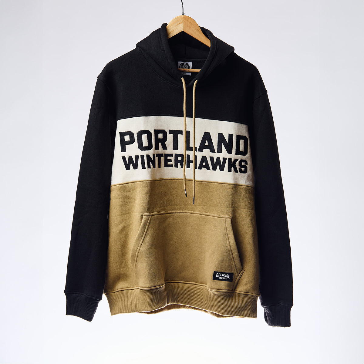Winterhawks Color Block Hoodie - Gold