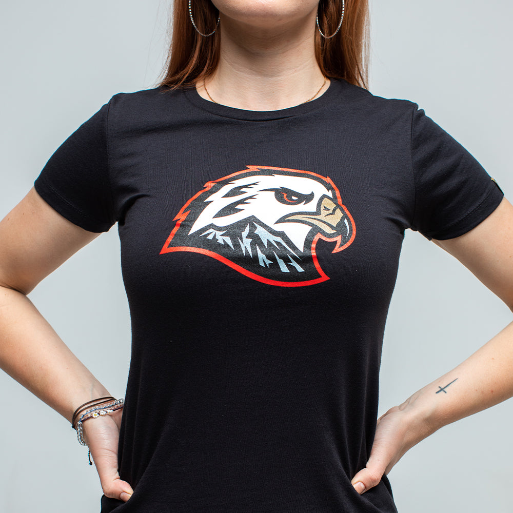 Women's Hawk Head Tee - Black