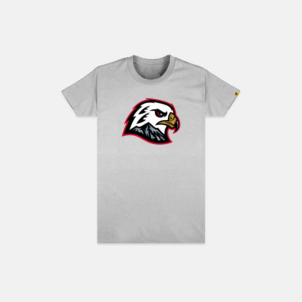 Women's Hawk Head Tee - Grey
