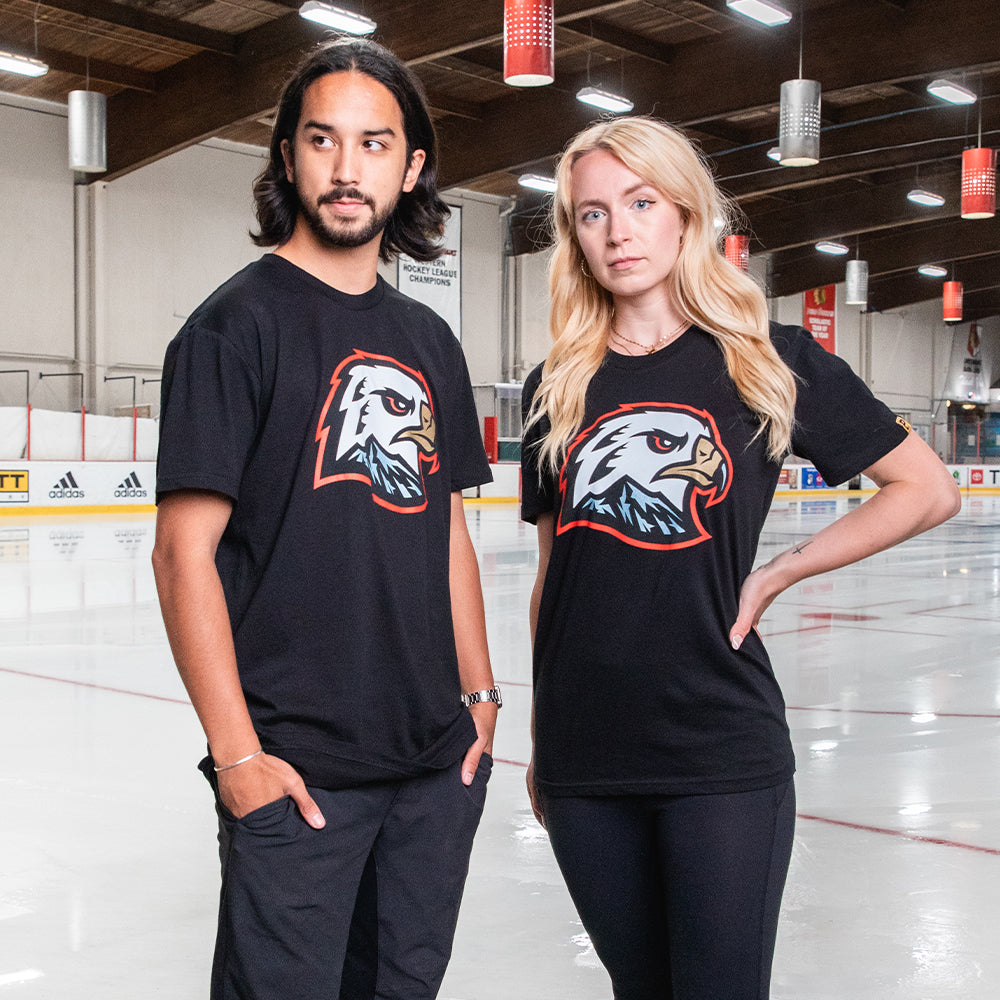 Hawk Head Tee - Black