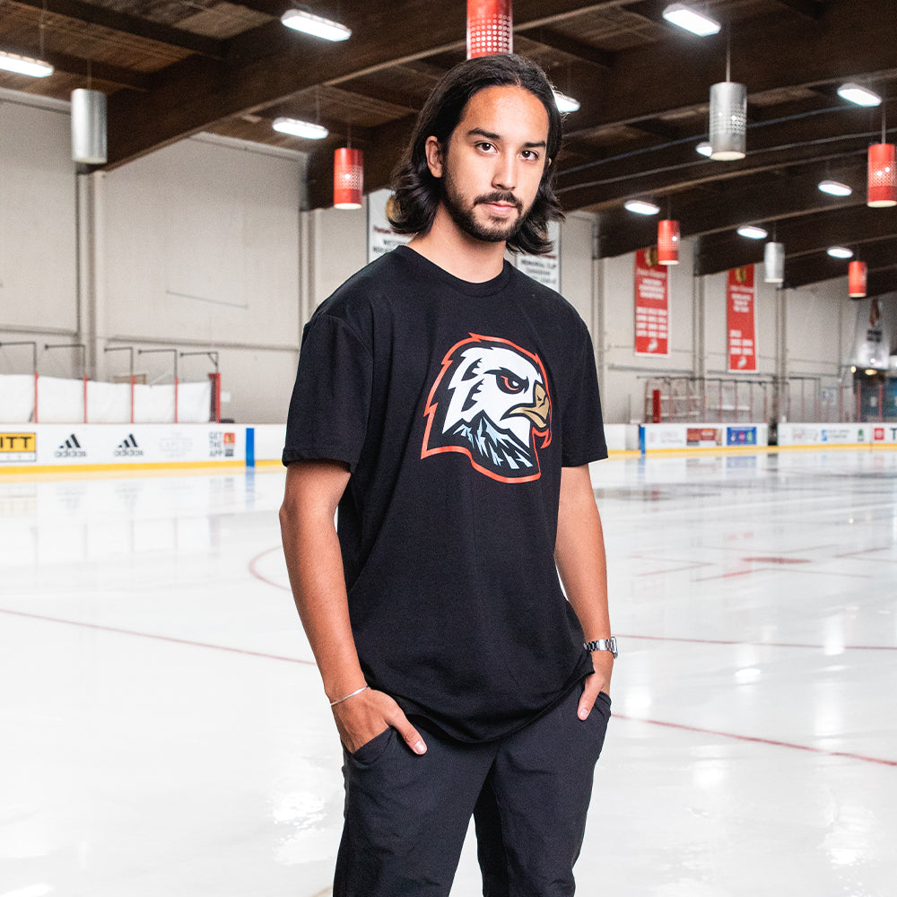 Hawk Head Tee - Black